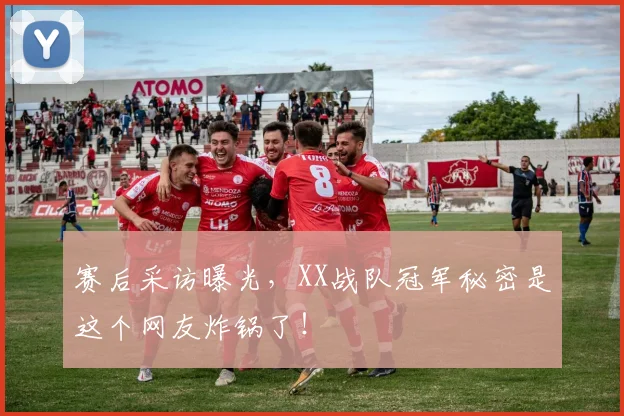 赛后采访曝光，XX战队冠军秘密是这个网友炸锅了！