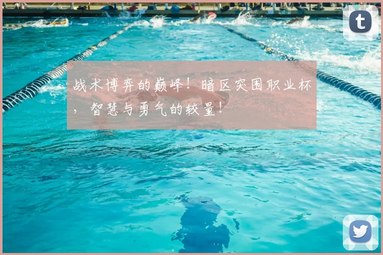战术博弈的巅峰!暗区突围职业杯,智慧与勇气的较量!